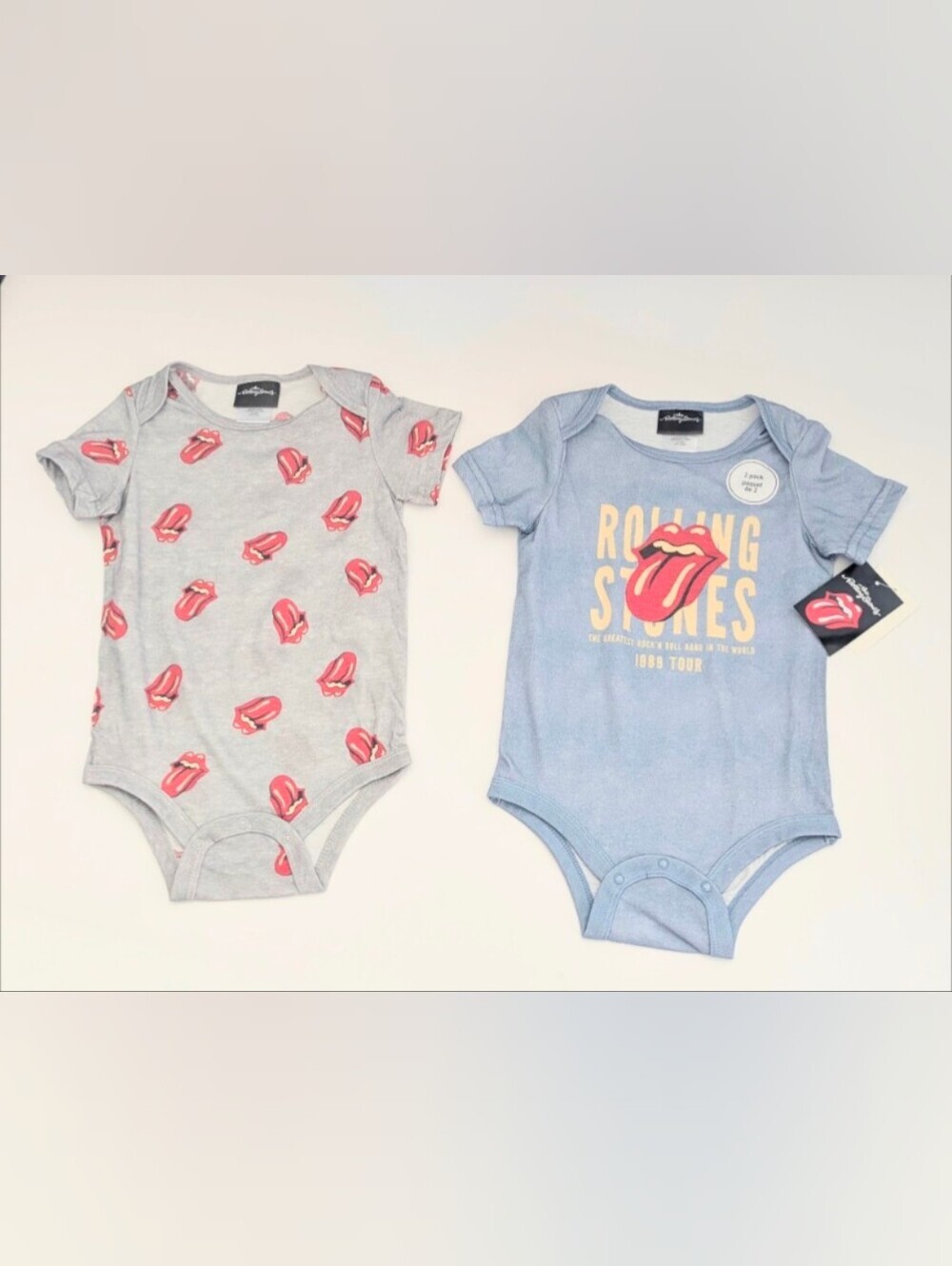 NWT Bundle of 2 Baby (18-24 Months) Rolling Stones' One-Piece Bodysuits